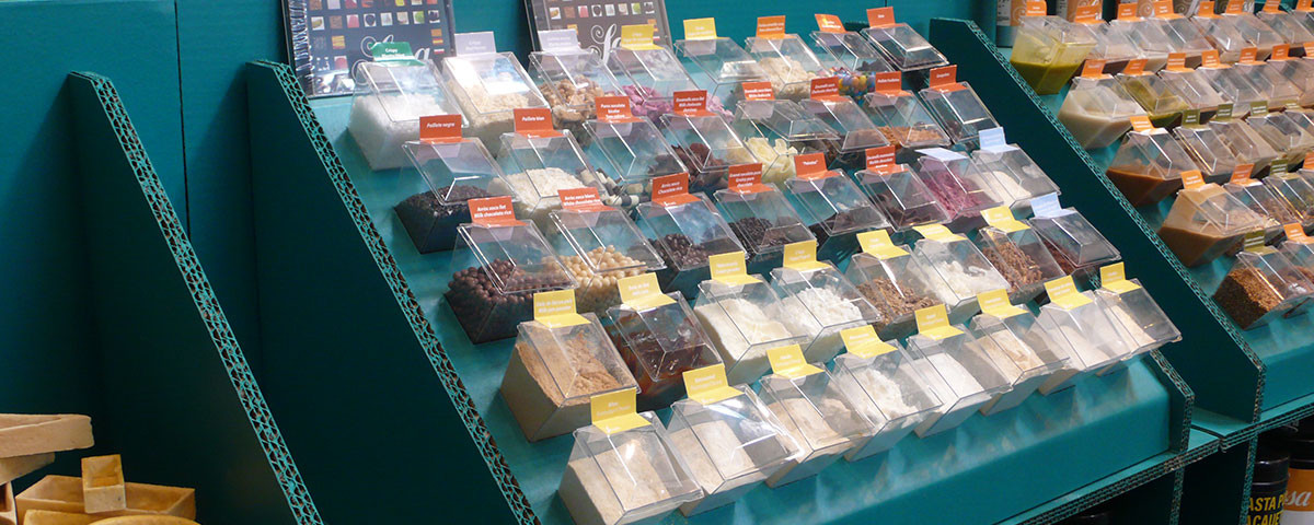 Stand de Cartón para Sosa Ingredients